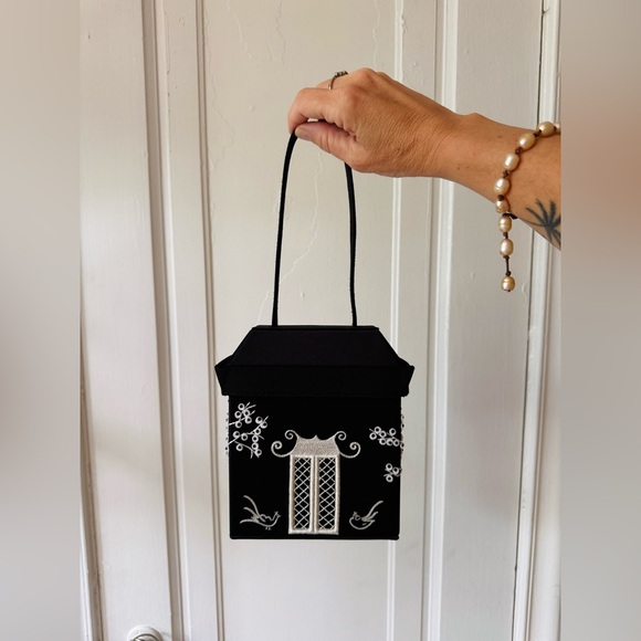Lulu Guinness Handbags - Vintage Y2K Lulu Guinness Pagoda satin and bead bag (2007)